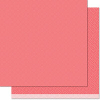 Lawn Fawn - Pint-sized Patterns Beachside Collection - 12 x 12 Double Sided Paper - Coral