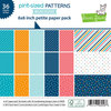 Lawn Fawn - Pint-sized Patterns Beachside Collection - 6 x 6 Petite Paper Pack