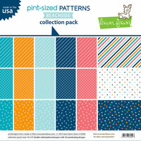 Lawn Fawn - Pint-sized Patterns Beachside Collection - 12 x 12 Collection Pack
