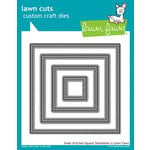 Lawn Fawn - Lawn Cuts - Dies - Small Stitched Square Stackables