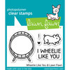 Lawn Fawn - Clear Photopolymer Stamps - Wheelie Like You