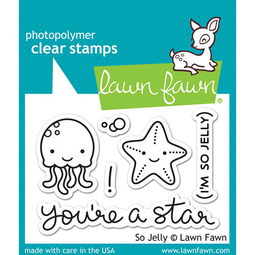 Lawn Fawn - Clear Photopolymer Stamps - So Jelly