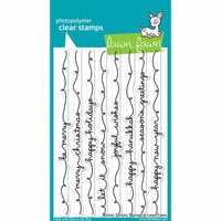 Lawn Fawn - Clear Photopolymer Stamps - Winter Scripty Sayings
