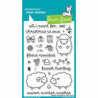 Lawn Fawn - Clear Photopolymer Stamps - Baaah Humbug