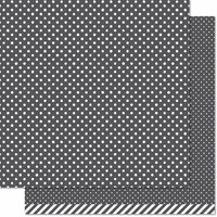 Lawn Fawn - Lets Polka in the Dark Collection - 12 x 12 Double Sided Paper - Werewolf Polka