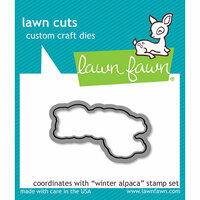 Lawn Fawn - Lawn Cuts - Dies - Winter Alpaca
