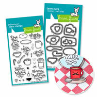 Lawn Fawn - Die and Acrylic Stamp Set - Love You A Latte Bundle