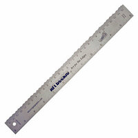 Logan Graphic Products - Art Deckle - 12 Inch Ruler - Medium Edge - Tearing and Embossing Tool, CLEARANCE