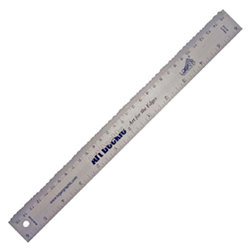 Logan Graphic Products - Art Deckle - 12 Inch Ruler - Fine Edge - Tearing and Embossing Tool, CLEARANCE