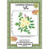 Lisa Horton Crafts - Layering Stencils - Buttercup Bloom
