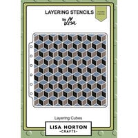 Lisa Horton Crafts - Layering Stencils - Cubes