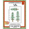 Lisa Horton Crafts - Christmas - Layering Stencils - Fir Trees