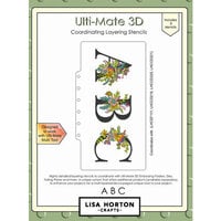 Lisa Horton Crafts - Ulti-Mate 3D Layering Stencils - ABC