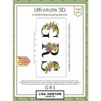 Lisa Horton Crafts - Ulti-Mate 3D Layering Stencils - GRS
