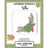 Lisa Horton Crafts - Layering Stencils - Contemporary Corner