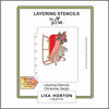 Lisa Horton Crafts - Christmas - Layering Stencils - Sleigh