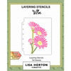 Lisa Horton Crafts - Layering Stencils - Tall Daisies