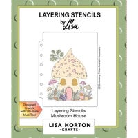 Lisa Horton Crafts - Layering Stencils - Mushroom House