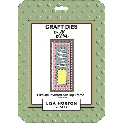 Lisa Horton Crafts - Dies - Slimline - Inverted Scallop Frame
