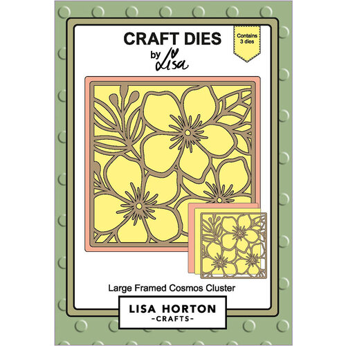 Lisa Horton Crafts - Dies - Large Framed Cosmos