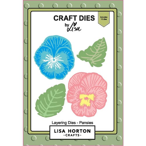 Lisa Horton Crafts - Layering Dies - Pansies