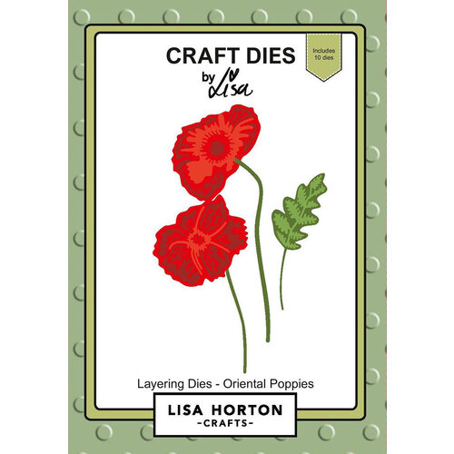 Lisa Horton Crafts - Layering Dies - Oriental Poppies