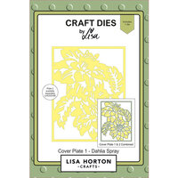 Lisa Horton Crafts - Dies - Cover Plate One - Dahlia Spray