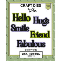 Lisa Horton Crafts - Dies - Bold Words - Everyday 1