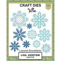 Lisa Horton Crafts - Christmas - Dies - Festive Flakes