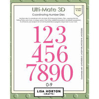 Lisa Horton Crafts - Ulti-Mate 3D Dies - Number