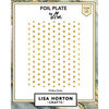 Lisa Horton Crafts - Hot Foil Plate - Polka Dots