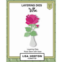 Lisa Horton Crafts - Layering Dies - Rose Stem