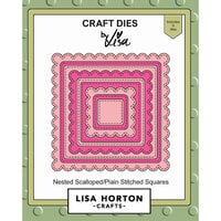 Lisa Horton Crafts - Dies - Nested Scalloped Square