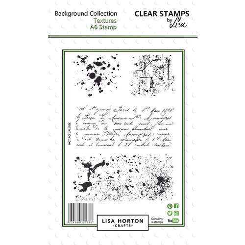 Lisa Horton Crafts - Clear Photopolymer Stamps - Textures
