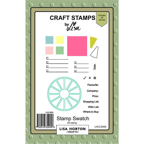 Lisa Horton Crafts - Clear Photopolymer Stamps - Stamp Swatch