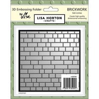 Lisa Horton Crafts - 3D Embossing Folder - Brickwork