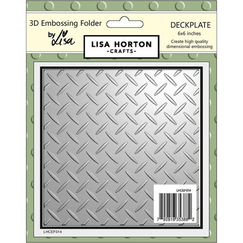 Lisa Horton Crafts - 3D Embossing Folder - Deckplate