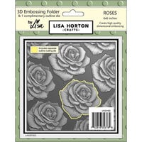Lisa Horton Crafts - 3D Embossing Folder with Coordinating Dies - Roses