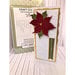 Lisa Horton Crafts - Christmas - Slimline - 3D Embossing Folder with Coordinating Dies - Poinsettia