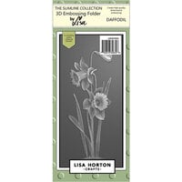 Lisa Horton Crafts - 3D Embossing Folder with Coordinating Dies - Daffodil