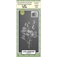 Lisa Horton Crafts - 3D Embossing Folder with Coordinating Dies - Sweet Pea