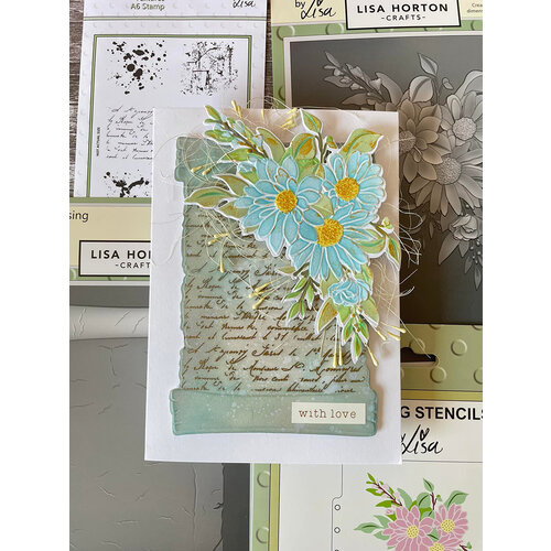 Lisa Horton Crafts - 3D Embossing Folder with Coordinating Dies - Parchment Scroll Lisa Horton Crafts - 3D Embossing Folder with Coordinating Dies - Parchment Scroll