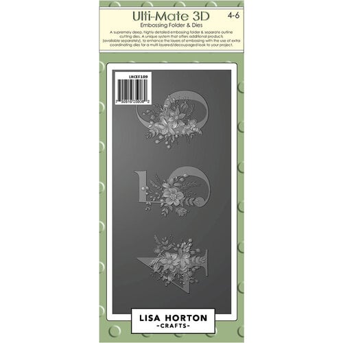 Lisa Horton Crafts - Ulti-Mate 3D Embossing Folder - 4-6