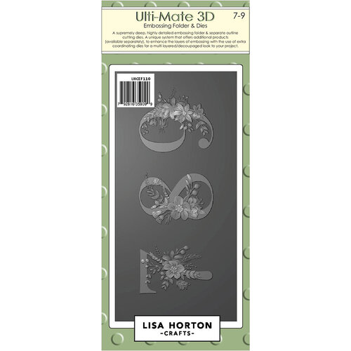 Lisa Horton Crafts - Ulti-Mate 3D Embossing Folder - 7-9