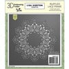 Lisa Horton Crafts - 3D Embossing Folder - Ruffled Lace Frame