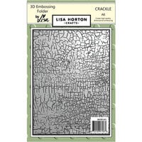 Lisa Horton Crafts - 3D Embossing Folder - Crackle