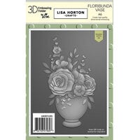 Lisa Horton Crafts - Collection - Die And Embossing Sets - Floribunda Vase