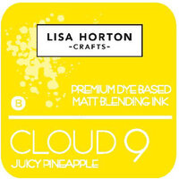 Lisa Horton Crafts - Cloud 9 - Premium Dye Based Ink Pad - Matt Blending Ink - Juicy Pineapple