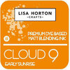 Lisa Horton Crafts - Cloud 9 - Premium Dye Based Ink Pad - Matt Blending Ink - Early Sunrise