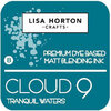 Lisa Horton Crafts - Cloud 9 - Premium Dye Based Ink Pad - Matt Blending Ink - Tranquil Waters